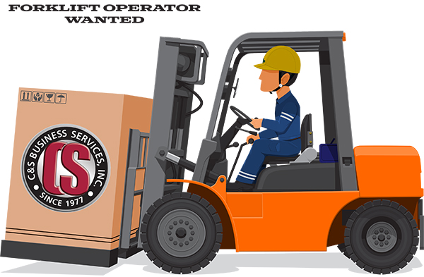 Forklift operator in Westphalia